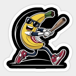 Dominican Republic Baseball Platano Power Flag Sticker